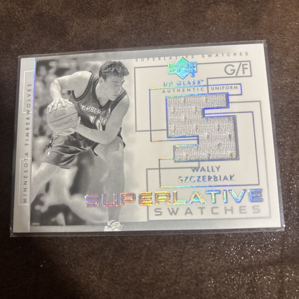 2004 Upper Deck Glass Wally Szczerbiak Superlative Swatches Game Used #SS-WS